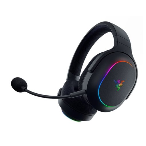 Vincha gamer Razer Barracuda X Chroma con iluminación RGB Chroma, conexión inalámbrica de baja latencia, micrófono desmontable y sonido de alta calidad, modelo RZ04-0522100.