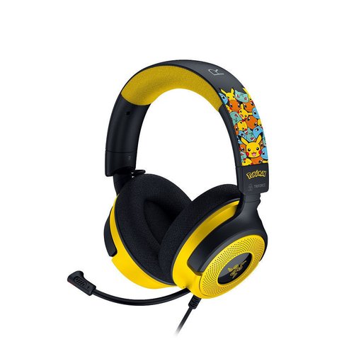 Vincha Razer Kraken V4 X Pokémon RZ04-05180300 para gaming con sonido envolvente, micrófono integrado y diseño exclusivo