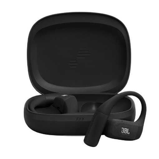 Auricular deportivo inalámbrico JBL TWS Endurance Zone Black con conexión Bluetooth, sonido JBL potente, resistencia al agua y al sudor y ajuste seguro.