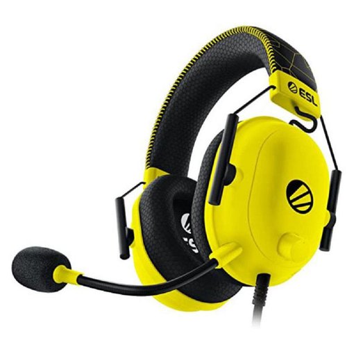 Vincha gamer Razer BlackShark V2 ESL Edition con drivers TriForce Titanium de 50 mm, micrófono HyperClear cardioide y conexión por cable, modelo RZ04-03230500.