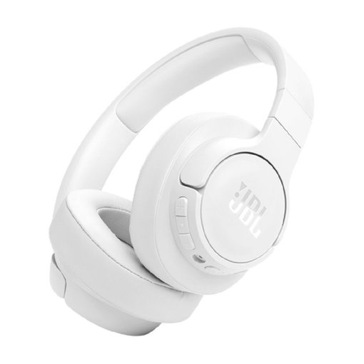 Auriculares JBL Tune 770NC color blanco con Bluetooth, cancelación activa de ruido y sonido JBL Pure Bass.
