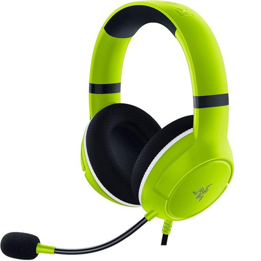 Vincha Razer Kaira X Electric Volt RZ04-03970600-R3U1 para gaming con sonido de alta calidad, micrófono integrado y diseño ergonómico