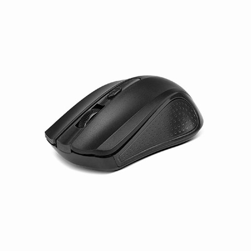 Mouse XTECH Galos XTM-310BK inalámbrico color negro con sensor óptico de hasta 1600 DPI, conexión USB 2.4 GHz, receptor Nano USB y diseño ergonómico ambidiestro para PC, notebook, oficina y uso diario