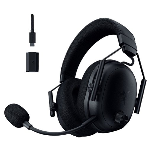 Vincha Razer BlackShark V3 Pro RZ04-05400500 inalámbrica para gaming con sonido de alta fidelidad, micrófono y diseño ergonómico