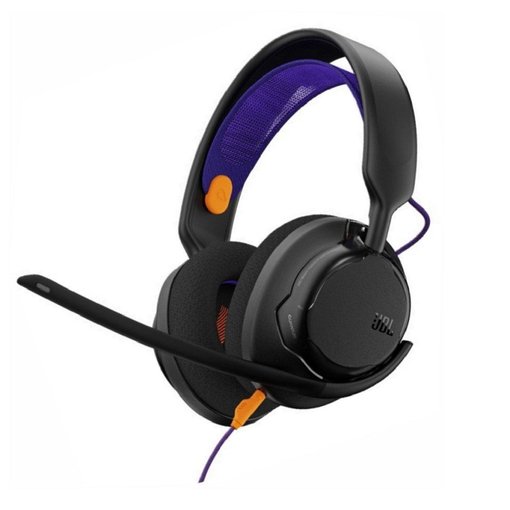 Vincha gamer JBL Quantum 250 color negro con micrófono integrado y diseño ergonómico.