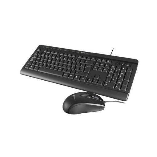 Combo Klip Xtreme DeskMate KCK-251S teclado y mouse USB para PC.
