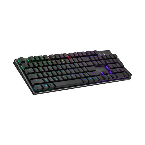 Teclado Cooler Master SK653 Black con switches Red e iluminación RGB