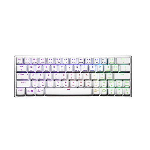 Teclado Cooler Master SK622 White con switches Red y conexión inalámbrica