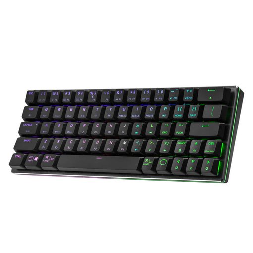 Teclado Cooler Master SK622 Black con switches Brown y conexión inalámbrica