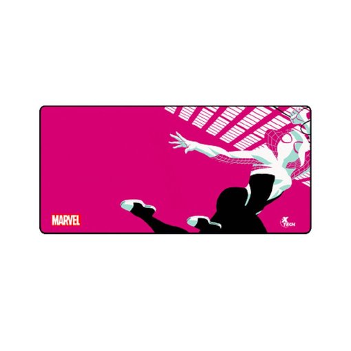 Mouse Pad Gamer XTECH Marvel Spider-Gwen XTA-M16SG-XXL XXL con diseño Ghost Spider superficie de tela de alta precisión base de goma antideslizante bordes reforzados para teclado y mouse