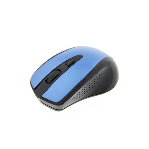 Mouse XTECH Malta XTM-315BL inalámbrico color azul con sensor óptico de 1600 DPI, conexión USB 2.4 GHz, diseño ergonómico y 4 botones para PC y notebook