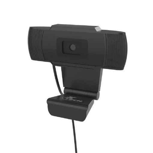 Cámara Web XTECH Keek XTW-720 HD 720P USB con micrófono integrado, autocorrección de luz, clip universal y resolución 1280x720 para videollamadas, Zoom, Teams, Google Meet, streaming y trabajo remoto