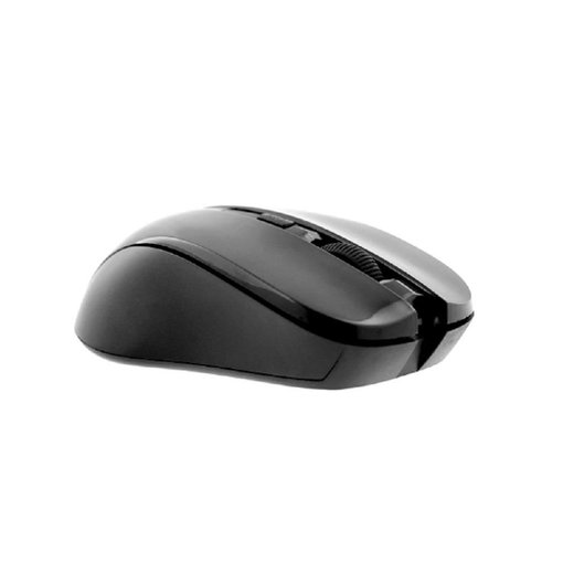 Mouse XTECH XTM-300 inalámbrico USB color negro con sensor óptico de 1200 DPI, 4 botones, receptor Nano USB y diseño ambidiestro para PC, notebook, oficina y uso diario