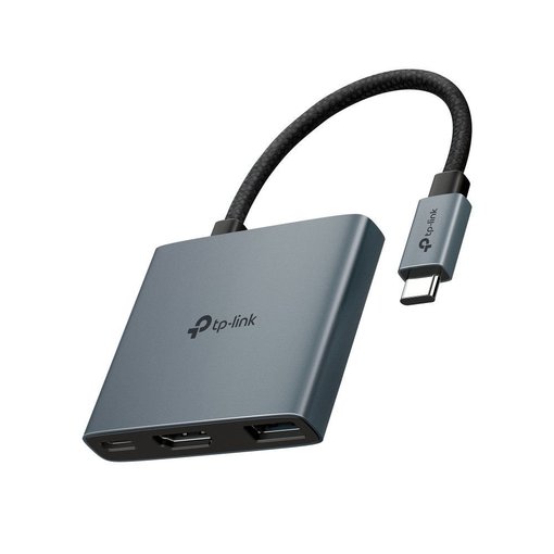 Hub TP-Link UH3020C USB-C con 3 puertos HDMI para ampliar conexiones de dispositivos