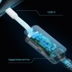 Imagen de ADAPTADOR USB-C A RJ45 GIGA TP-LINK UE300C RJ45 1000 MBPS