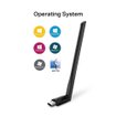 Imagen de TARJETA DE RED USB TP-LINK ARCHER T2U PLUS AC600 DOBLE BANDA CON ANTENA DE ALTA GANANCIA