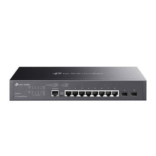 Imagen de SWITCH GIGABIT ADMINISTRABLE TP-LINK TL-SG3210 JETSTREAM DE 8 PUERTOS Y 2 SFP