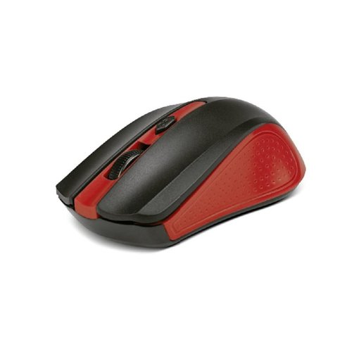 Mouse XTECH Galos XTM-310RD inalámbrico color rojo con sensor óptico de hasta 1600 DPI, conexión USB 2.4 GHz, receptor Nano USB y diseño ergonómico ambidiestro para PC, notebook, oficina y uso diario