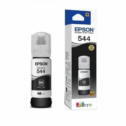 Botella de tinta Epson T544120 Negra original para impresoras EcoTank L1110, L31110, L3150 y L5190