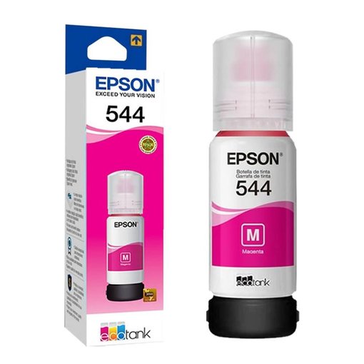 Botella de tinta Epson T544320 Magenta original para impresoras EcoTank L1110, L31110, L3150 y L5190
