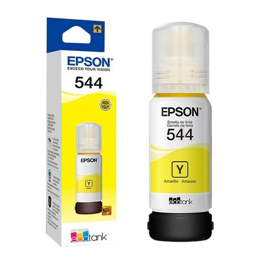 Botella de tinta Epson T544420 Amarilla original para impresoras EcoTank L1110, L31110, L3150 y L5190