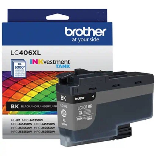 Imagen de CARTUCHO DE TINTA BROTHER BLACK LC406XL