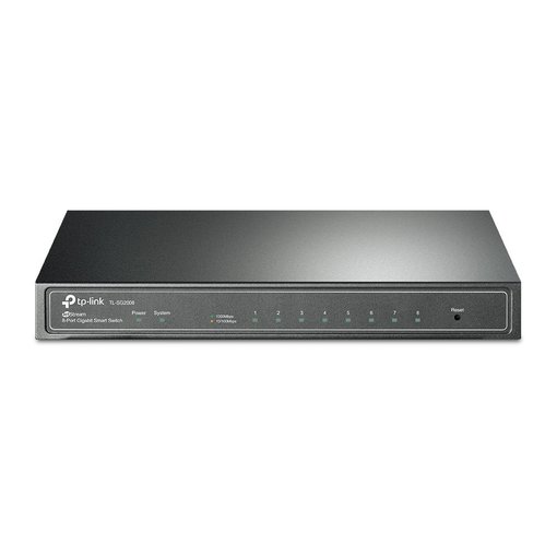 Imagen de SWITCH TP-LINK TL-SG2008 JETSTREAM 8 PUERTOS GIGABIT SMART ADMINISTRABLE