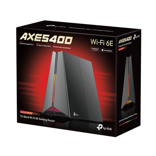 Imagen de ROUTER GAMER TP-LINK ARCHER GXE75 AXE5400 WIFI 6E TRIBANDA
