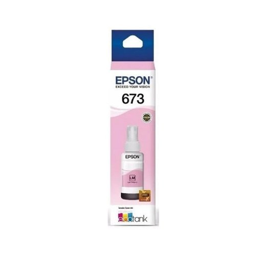 Botella de tinta Epson T673620 Light Magenta original para impresoras EcoTank