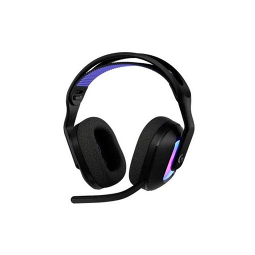 Vincha Logitech G522 LIGHTSPEED Gaming con conexión inalámbrica LIGHTSPEED y Bluetooth, micrófono de alta calidad, sonido envolvente e iluminación RGB LIGHTSYNC para PC y consolas.