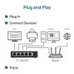 Imagen de SWITCH TP-LINK TL-SG105 5 PUERTOS GIGABIT