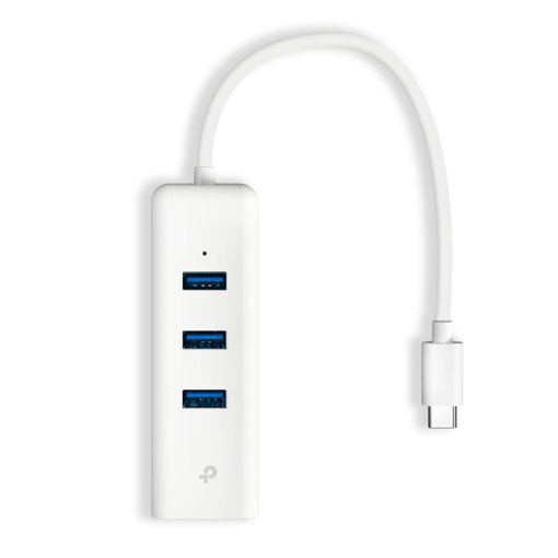 Imagen de HUB USB-C TP-LINK UE330C 3 PUERTOS USB 3.0 + GIGABIT ETHERNET