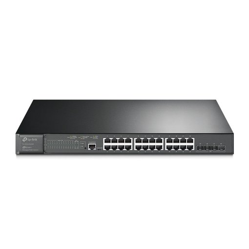 Imagen de SWITCH TP-LINK SG3428XMP JETSTREAM 24 PUERTOS GIGABIT POE+ 4 SFP+ 10G OMADA SDN