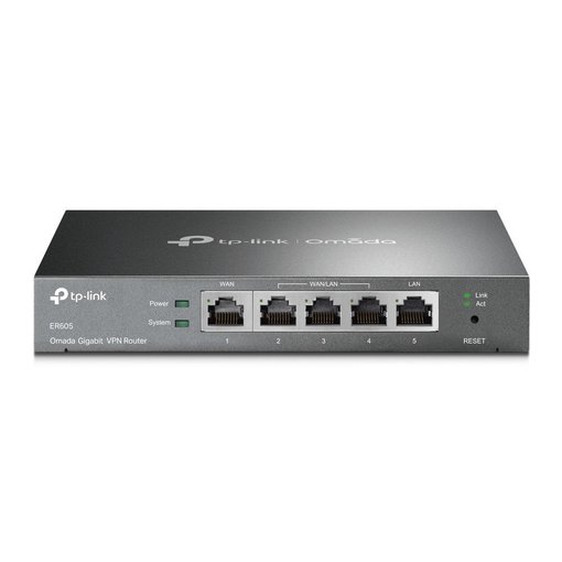Imagen de ROUTER VPN TP-LINK SAFESTREAM TL-ER605 GIGABIT MULTI-WAN OMADA SDN
