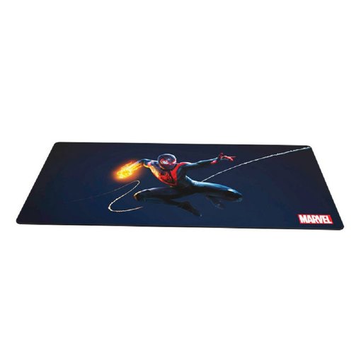 Mouse Pad XTECH Marvel Spider-Man XTA-M190SM XXL 90x42 cm con diseño Miles Morales, superficie de tela de alta precisión, bordes cosidos y base de goma antideslizante para gaming y escritorio