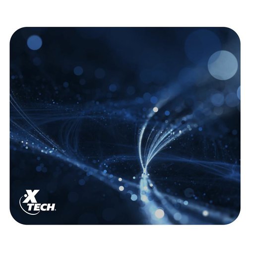 Mouse Pad XTECH Voyager XTA-180 con superficie de tela de alta precisión, base de goma natural antideslizante y diseño delgado de 22x18 cm para PC, notebook, oficina y gaming