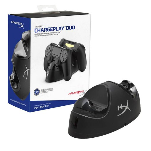 Base de carga HyperX ChargePlay Duo para dos controles DualShock 4 de PlayStation 4 HX-CPDU-C/A