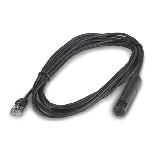 Sensor APC AP9335TH de temperatura y humedad para monitoreo ambiental en racks y centros de datos.