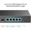 Imagen de ROUTER VPN TP-LINK TL-ER7206 OMADA MULTI-WAN GIGABIT