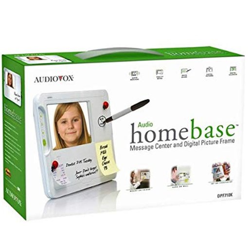 Centro de Mensajes Audiovox Homebase DPF710K Pantalla Digital 7 Pulgadas