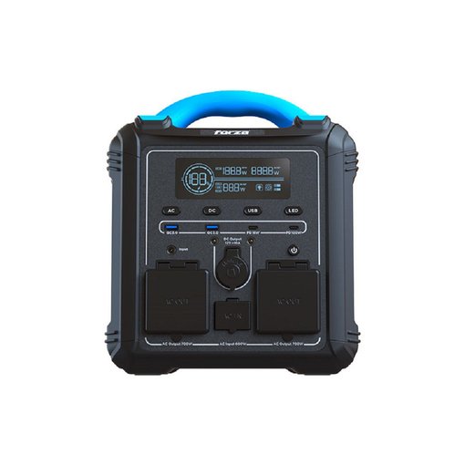 Imagen de ESTACIÓN DE ENERGÍA PORTÁTIL FORZA POWER TITAN FPP-T702 700W 551WH LIFEP04