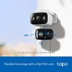 Imagen de CAMARA IP TP-LINK TAPO C246D 3K DOBLE LENTE 360° INTERIOR Y EXTERIOR IP65