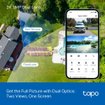 Imagen de CAMARA IP TP-LINK TAPO C246D 3K DOBLE LENTE 360° INTERIOR Y EXTERIOR IP65