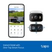 Imagen de CAMARA IP TP-LINK TAPO C246D 3K DOBLE LENTE 360° INTERIOR Y EXTERIOR IP65