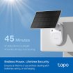 Imagen de CAMARA IP TP-LINK TAPO C410 KIT 2K 3MP INALÁMBRICA CON PANEL SOLAR