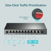 Imagen de SWITCH TP-LINK TL-SG1210MP GIGABIT 10 PUERTOS POE+ 123W EASY SMART