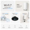 Imagen de DECO MESH TP-LINK BE25 OUTDOOR BE3600 WIFI 7 MESH EXTERIOR/INTERIOR 1 PACK IP65