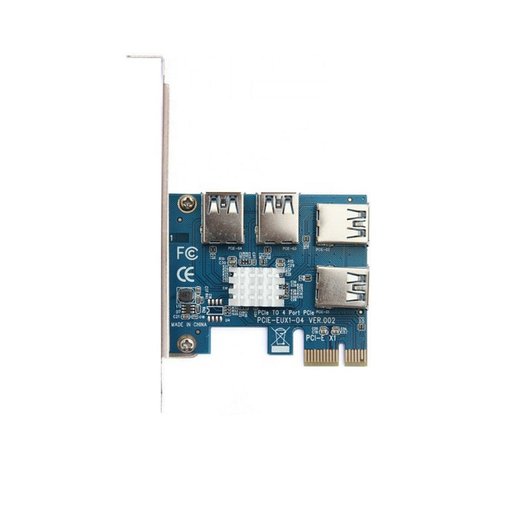 Tarjeta PCIe genérica con 4 puertos USB 3.0 para PC de escritorio