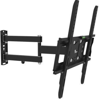 Soporte TV XTECH XTA-425 articulado para televisores LED, LCD, OLED y Plasma de 32 a 55 pulgadas, capacidad de 35 kg, giro de 180°, inclinación de 12° y montaje VESA hasta 400x400 mm