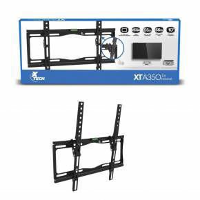 Soporte TV XTECH XTA-350 inclinable para televisores LED, LCD y Plasma de 32 a 55 pulgadas, capacidad de 30 kg, montaje VESA hasta 400x400 mm y ajuste de inclinación de 10 grados